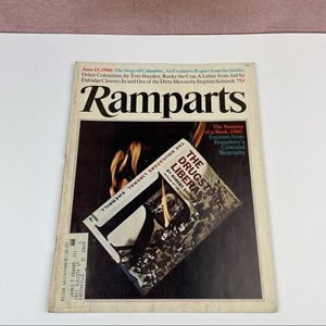 Vintage Ramparts Magazine The Drugstore Liberal June 15, 1968 Eldridge Cleaver